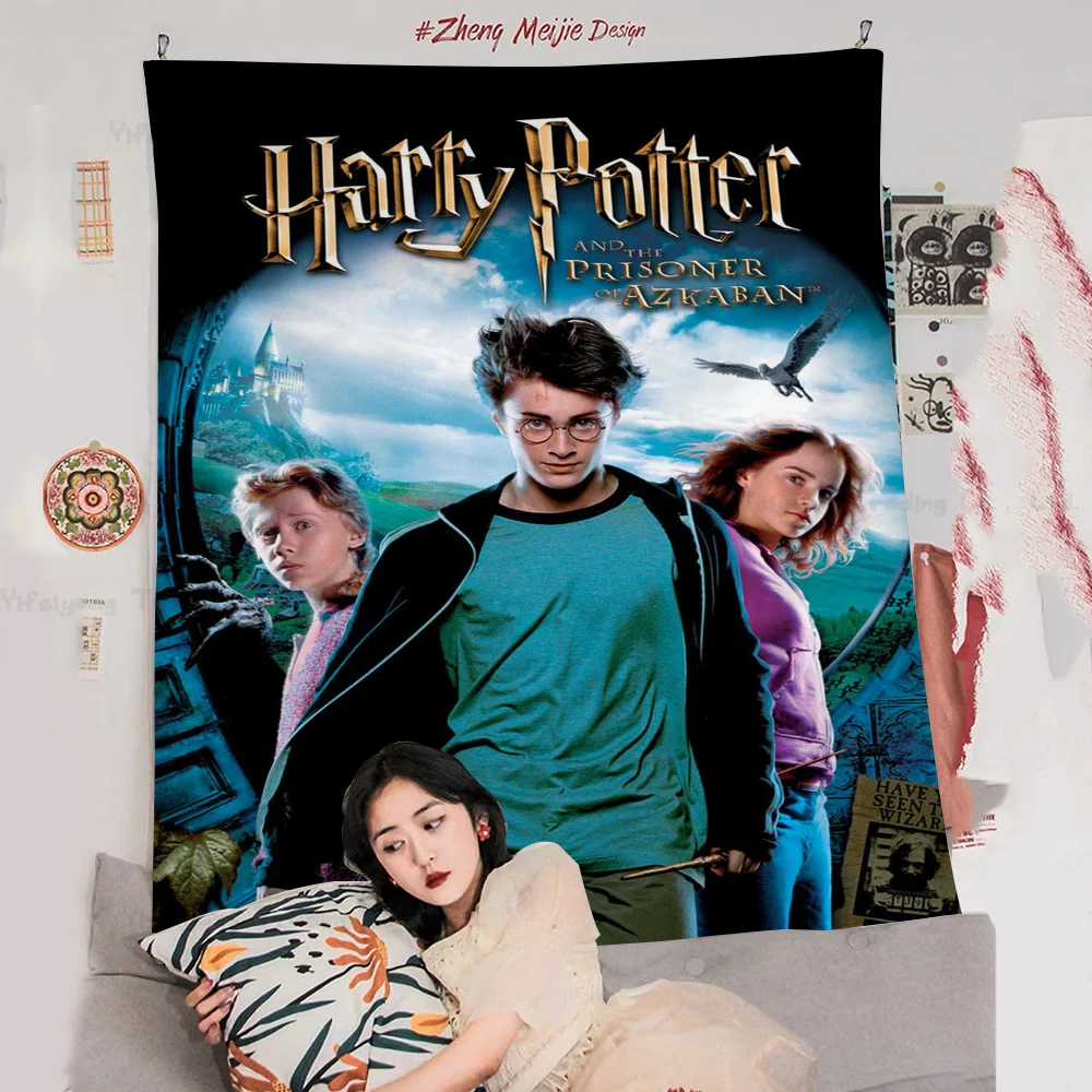 Harries Film Potters DIY Wall Tapestry Art Science Fiction Room Home Decor Wall Art Decor