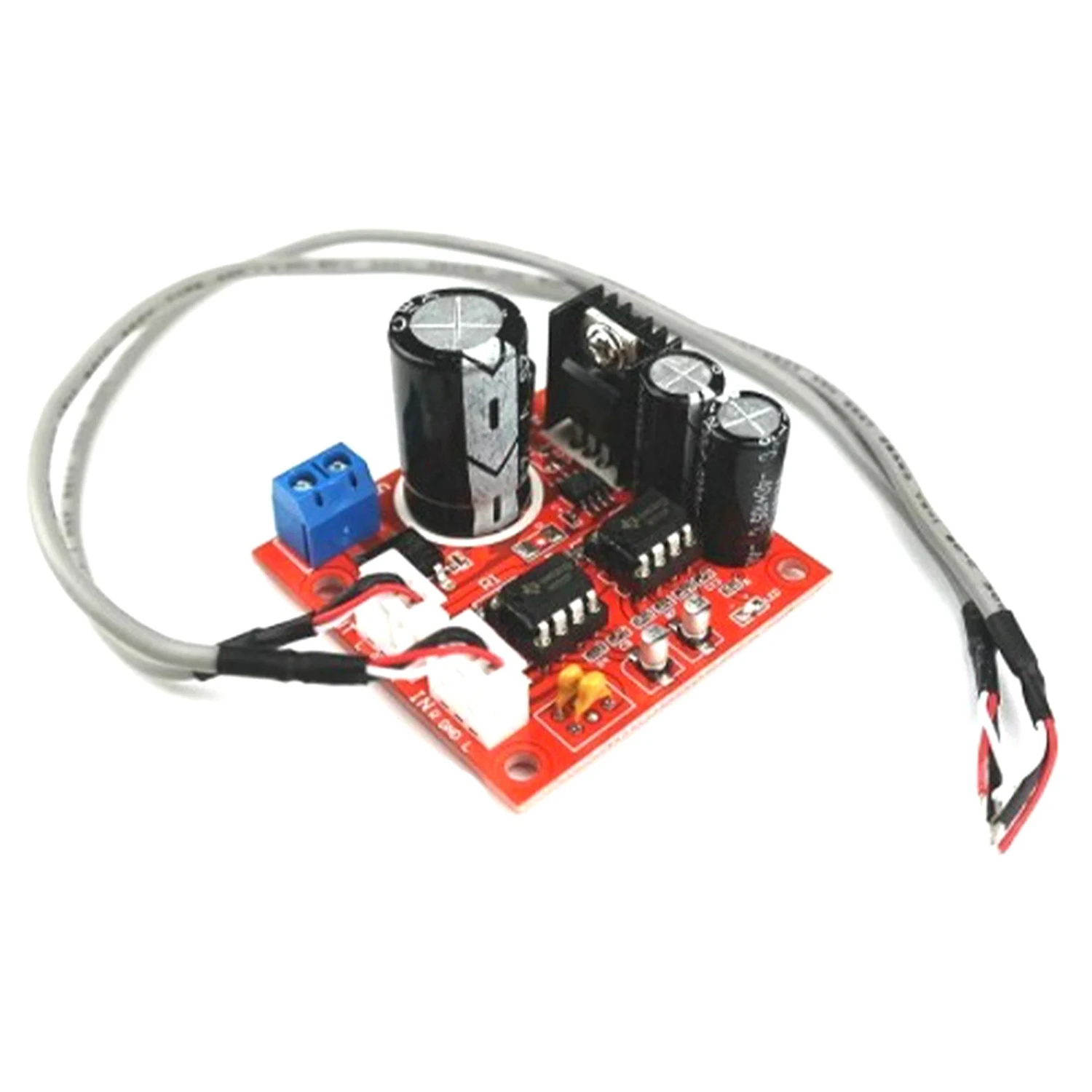 N75R-1 Pcs DIY Battery Holder With 6 Pins & 1 Pcs Dual NE5532 Preamp Audio Amplifier Board