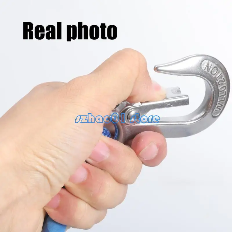 

85LA Easy Installation Flexible Hammock Suspension Cord with Stainless Hook for Outdoor Tree Hanging Chair & Playgrounds Use