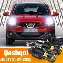 2pcs Dual Mode LED Turn Signal+Daytime Running Light DRL Accessories For Nissan Qashqai J10 J11 2003-2020 2012 2013 2014 2015
