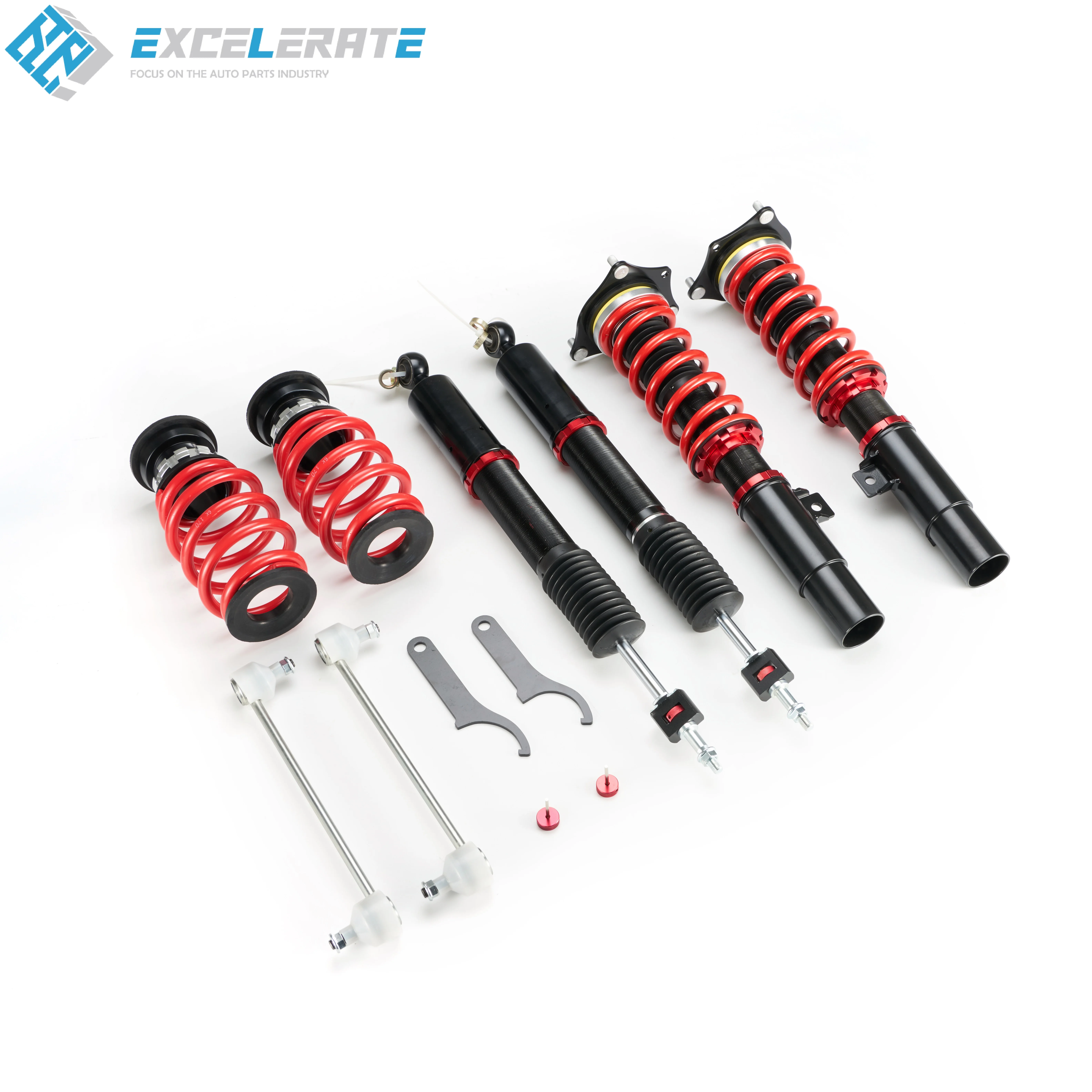 Monotube Damping And Height Adjustable Coilovers Suspension For Honda Jazz