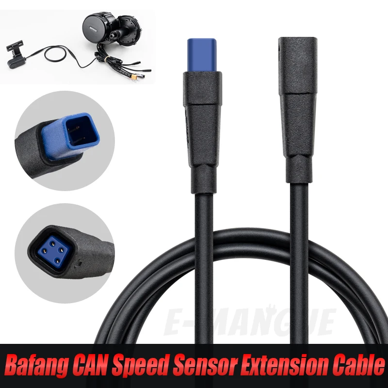

60cm Bafang Speed Sensor Extension Cable 4Pin for Bafang G320 G340 BBS BBSHD Motor CAN Version EBike Conversion Accessory