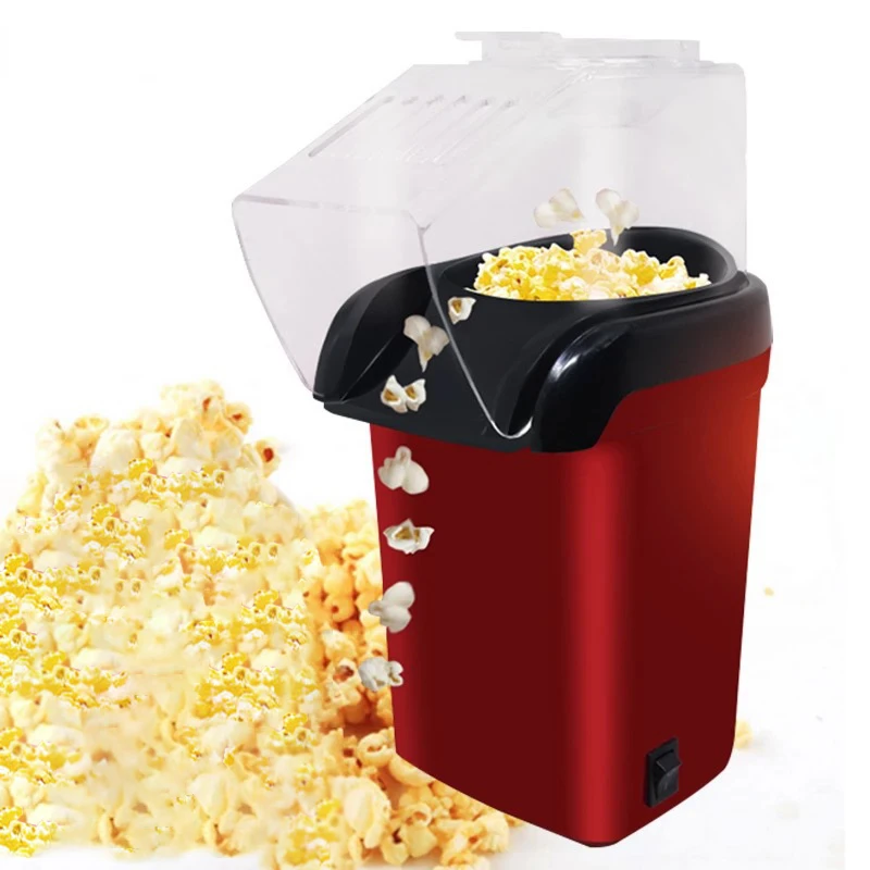 1200W producenci popcornu W pełni automatyczny domowy Mini wydajny elektryczny, gorący maszyna do kukurydzy na powietrze do kukurydzy do domowych