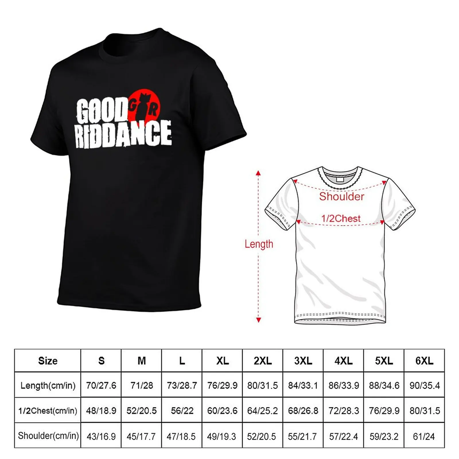 Good Riddance T-Shirt Athletic Quick Dry T-Shirt for Men