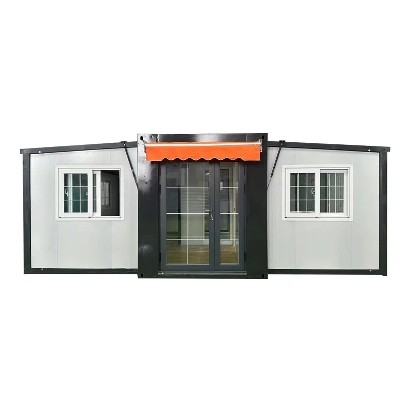 High Quality Hessne Container Home Custom Export Double Wing Folding Box Container Expansion House Prefabricated Building
