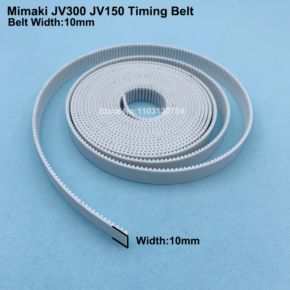 1PC Mimaki JV300 JV150 Carriage Long Belt Y Drive Belts For Mimaki CJV300 CJV150 Eco Solvent Printer Trolley Timing Belt 10mm