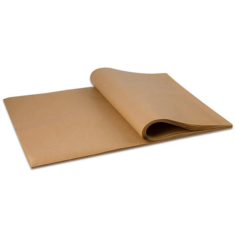 100Pcs Unbleached Parchment Paper, Precut Baking Liners Sheets Paper,12 X 16 Inch, Non-Stick, Water Proof, Oil Proof, Heat Resis