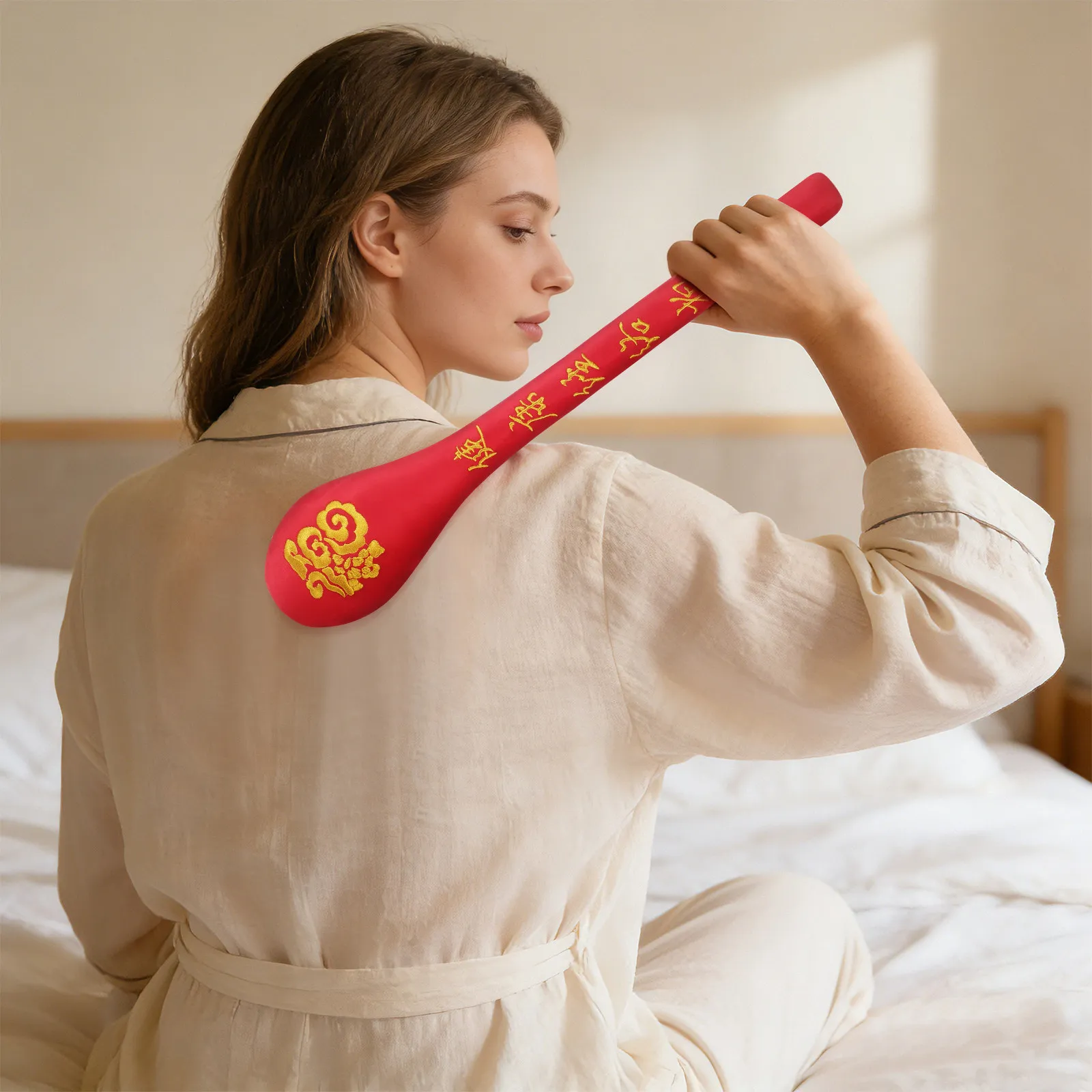 

Handheld Massage Hammer Pat Stick Portable Acupoint Massager Therapy Pat for Body Relaxation Fatigue Relief Massage Tools