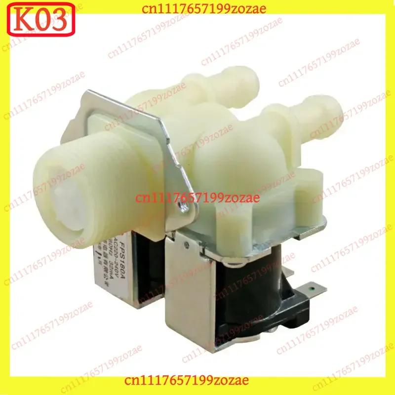 Universal Washing Machine Double Inlet Water Valve Durable Home Appliance Replacement Part General Accessory