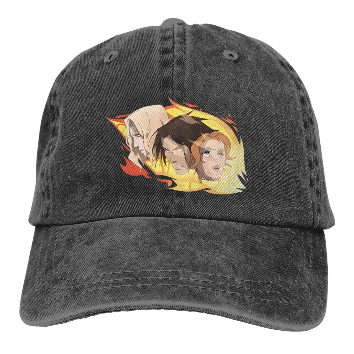 Summer Cap Sun Visor Chaos Trio Hip Hop Caps Castlevania Game Cowboy Hat Peaked Hats