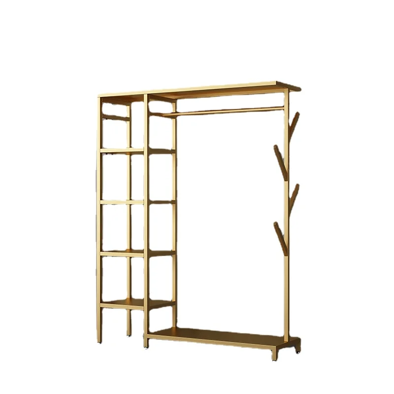 Schiene Schuh Schlafzimmer Mantel Rack Stehen Shop Display Nordic Metall Mantel Rack Innen Moderne Colgador De Ropa Wohnzimmer Dekoration