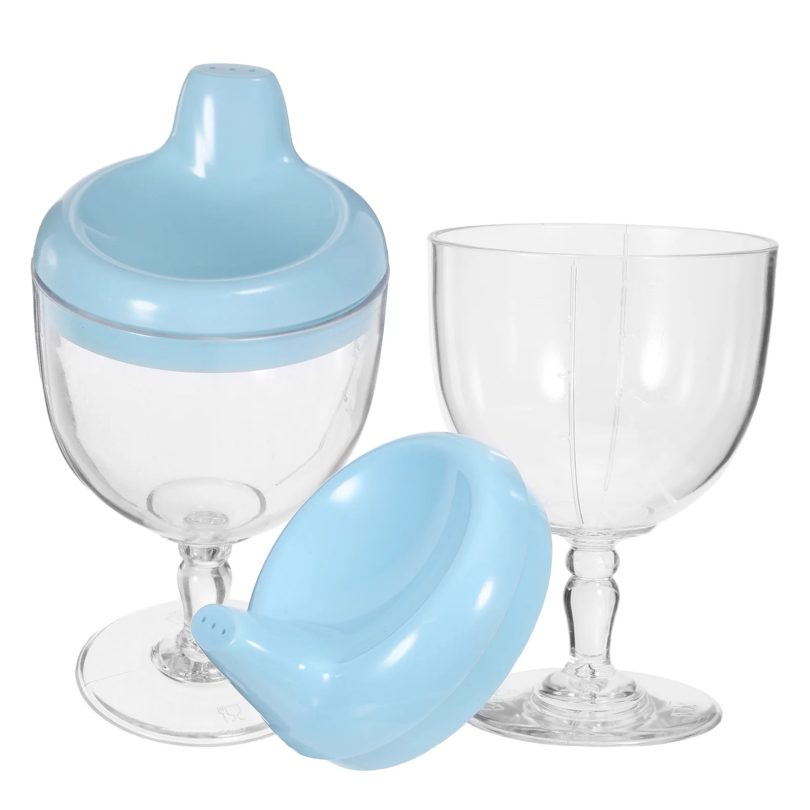 

2 шт. обучающая чашка без пролития для малышей, тренировочный стакан без Sippy PP, пластиковый ПК для детей