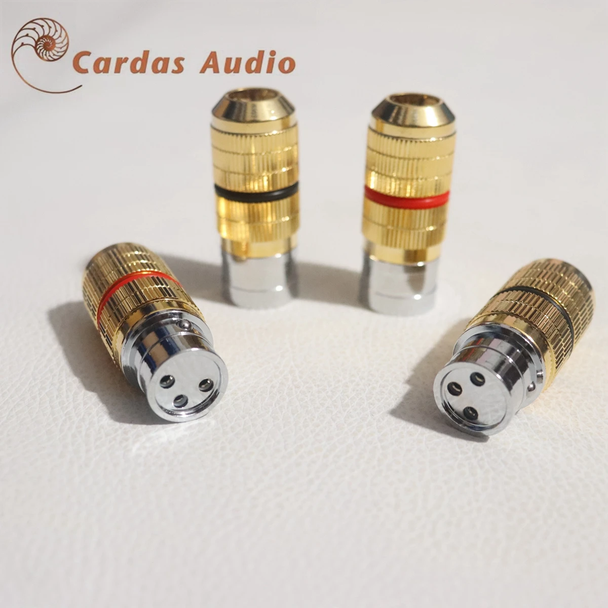 

Original CARDAS audio Rhodium Plated XLR male/female plug 3 pin Balanced Plug HiFi Audio wire Connectors Pure copper shell