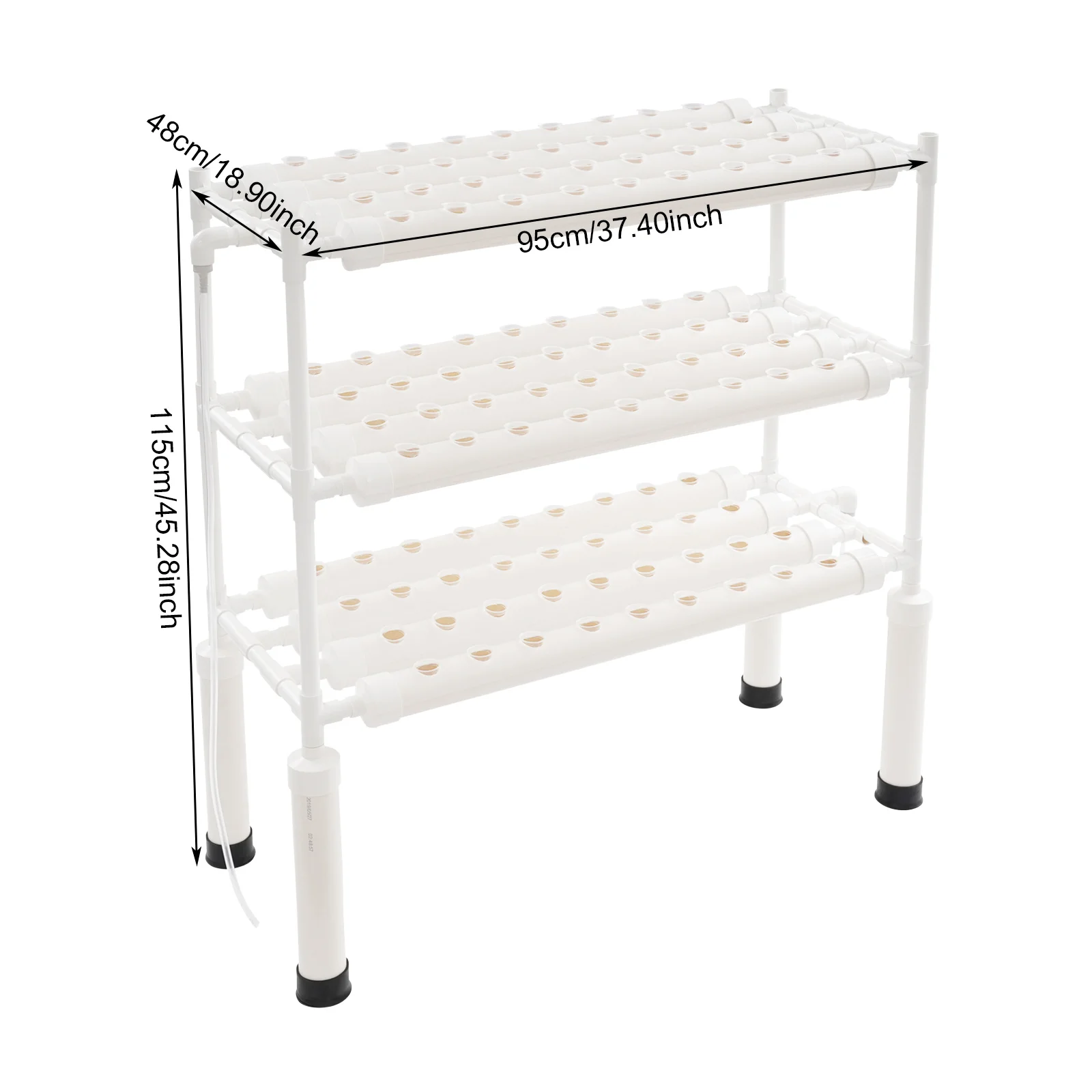 Vertical Hydroponics Growing Kit, Hydroponic Growing Kit, 108-Hole Hydroponic Growing Kit，Soilless Culture