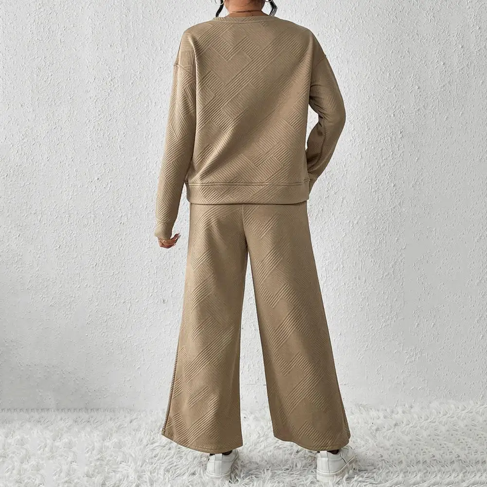 Autumn Winter New In Pants Sets Women 2025 Elegant Long Sleeve Sweatshirts Matching Trouser Tracksuits 2 Piece Sets Women Outfit