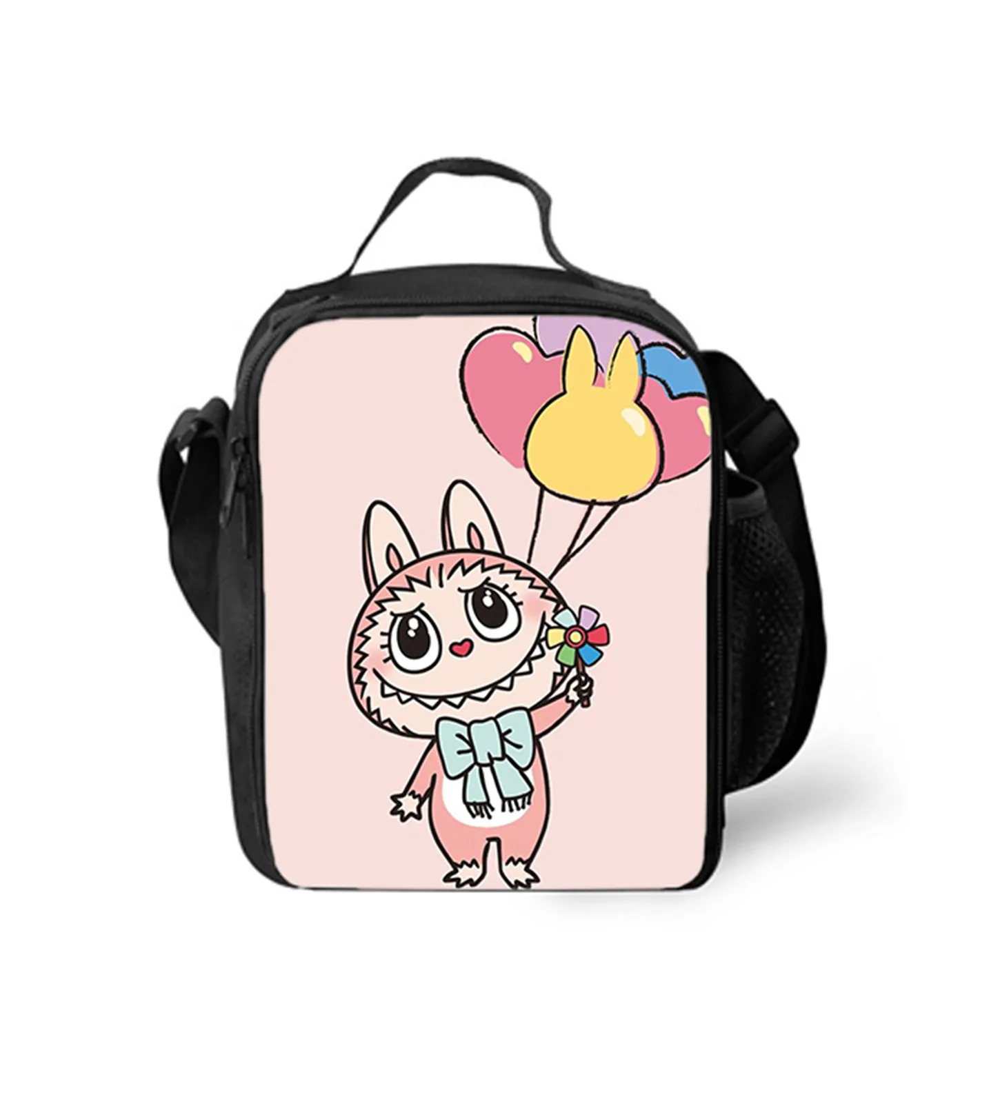 

Cartoon Labubu Thermal Bag Waterproof Reusable Lunch Tote,Little Kids Classic Lunch Bag for School,Travel