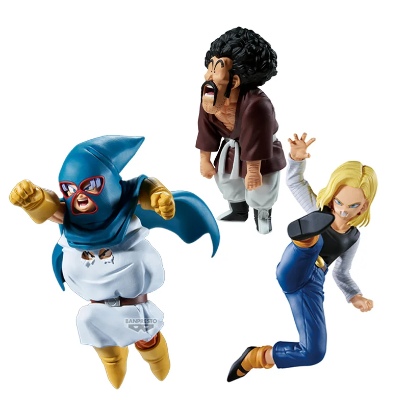 

[Оригинальная подлинная] Bandai Banpresto Dragon Ball Z Match Makers Mr. Satan Android 18, человек в маске, в наличии, фигурка, модель куклы, игрушка
