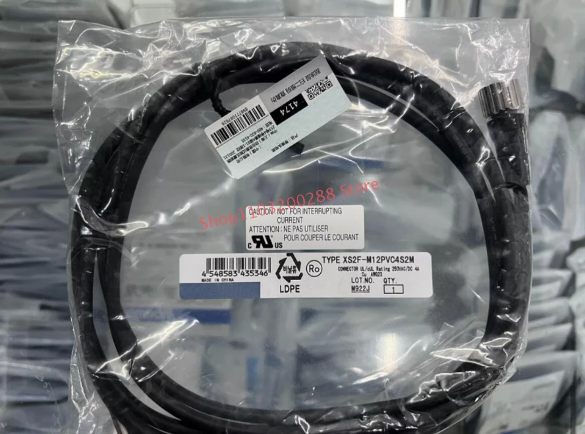 

1PCS New Brand Fast Shipping XS2FM12PVC4S2M Original XS2F-M12PVC4S2M The XS2F Series Plug-in Cable In Box