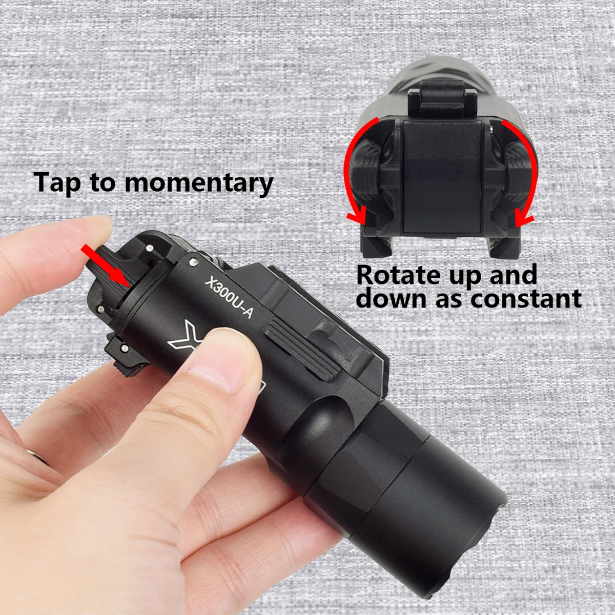 SureFire X300 Ultra Linterna LED Táctica – Riel Picatinny Airsoft Caza