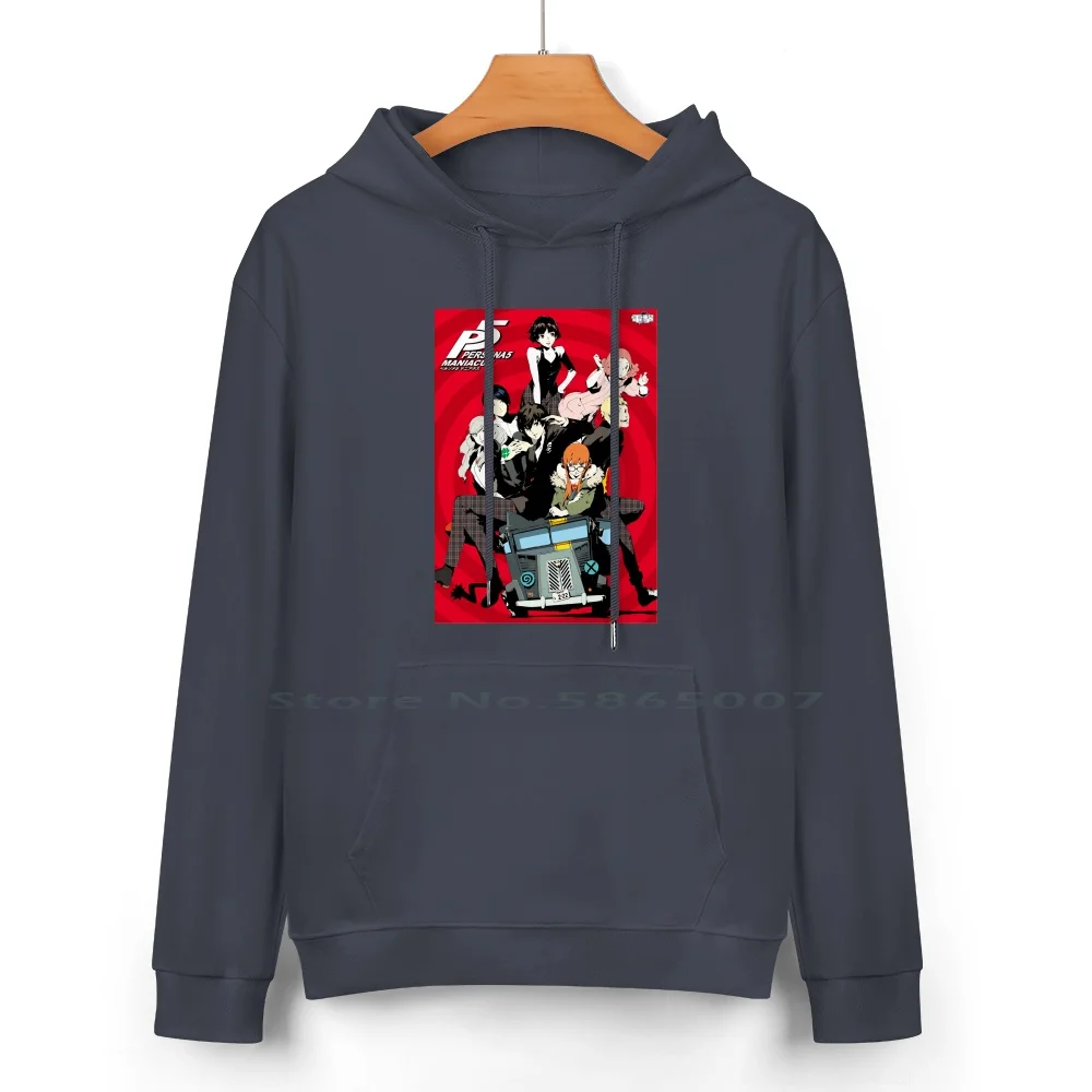 Phantom Thieves-Persona 5 Pure Cotton Hoodie Sweater 24 Colors Joker Futaba Sakura Haru Okumuza Ann Takamaki Yusuke Kitagawa