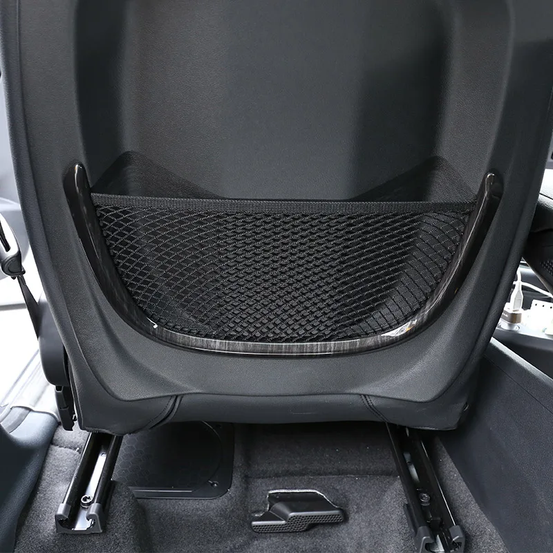 Carbon Fiber For BMW X1 F48 16-21 ABS Chrome Rear Back Net Frame Cover Trims For BMW 2 Series 218i f45 f46 For BMW X2 F47 18-21