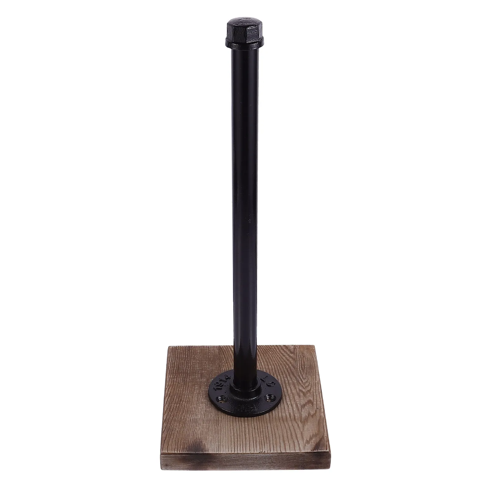 

Держатель для туалетной бумаги в стиле фермерского дома, 1 шт., сверхпрочный, с полированной отделкой, деревянным основанием, совместим с диспенсером для салфеток, для дома