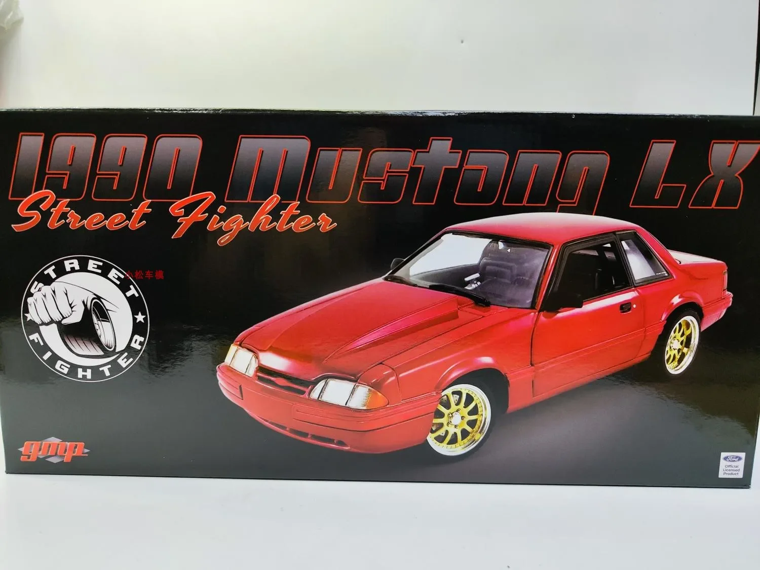 GMP 1:18 1990 Ford Mustang como se muestra en la imagen modelo de coche de aleación coleccionable