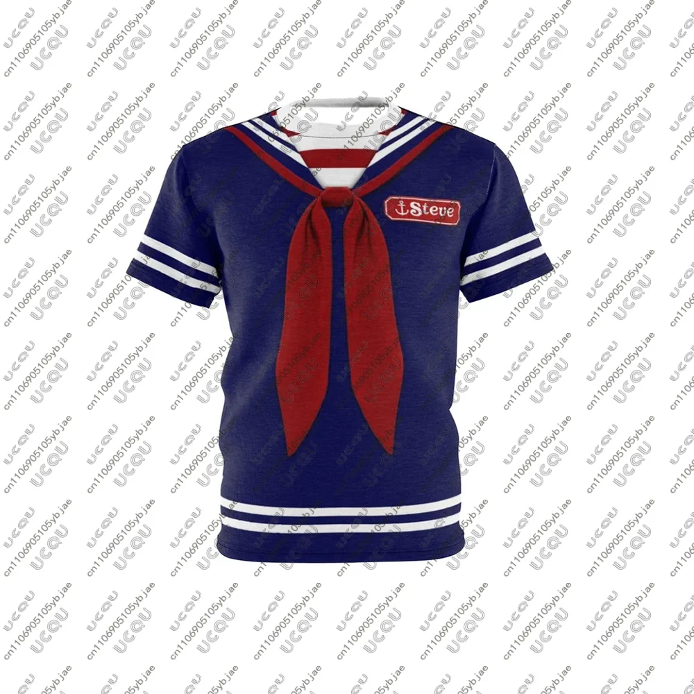 

Men Harrington Retro Vintage Roupas Gift Top T Shirt Tee Scoops Ahoy Inspired Tee Cosplay Unissex Gráfica Camiseta 80s TV Show