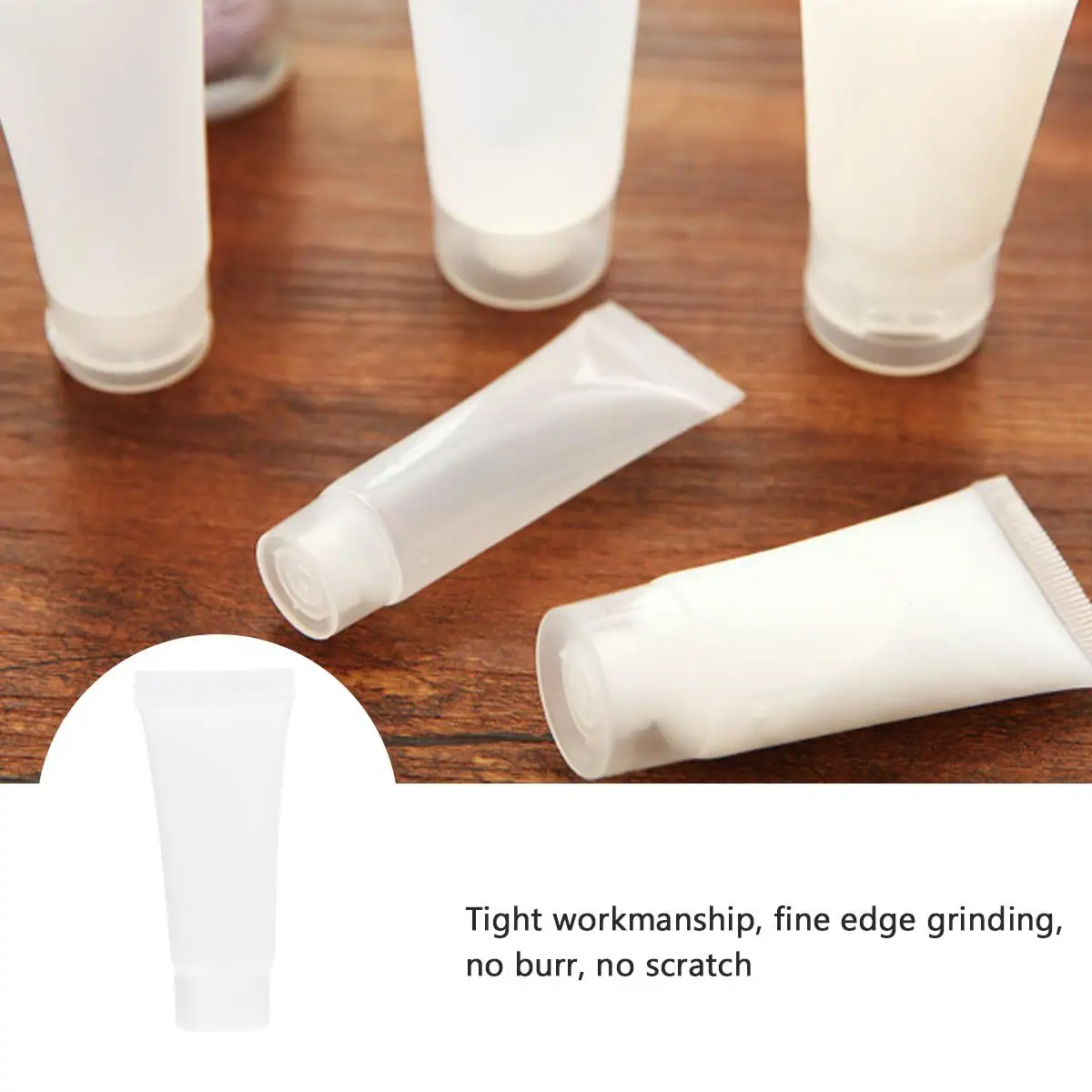 30 stuks hervulbare herbruikbare hervulbare flessen reisshampoo containers lege lotion buizen duurzaam lichtgewicht voor reis