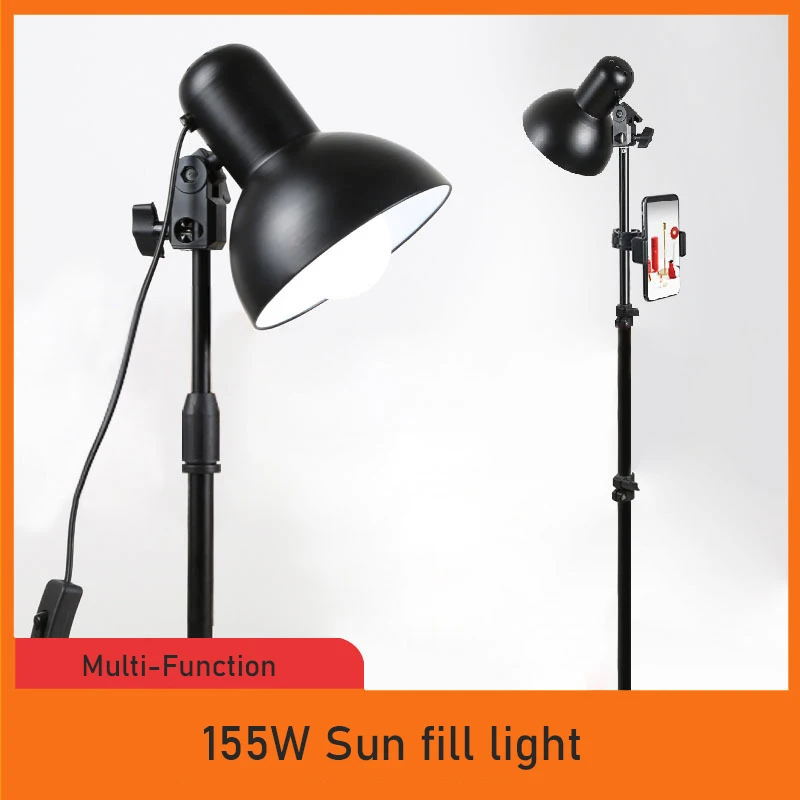 155W Remote Control Photography softbox Lighting soft box With Tripod Long arm Photographic Bulb Continuous Fill Light System