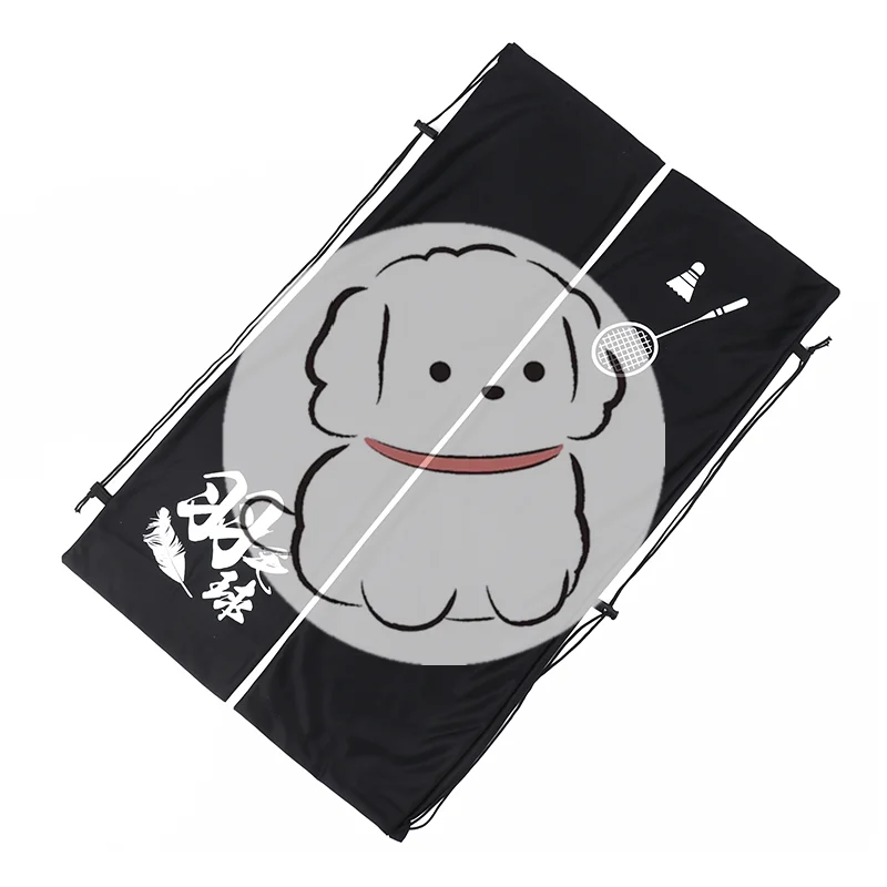 

Портативный чехол для ракетки для бадминтона, мягкая сумка для хранения, защитный чехол для ракетки для бадминтона с завязками, защитная сумка для хранения