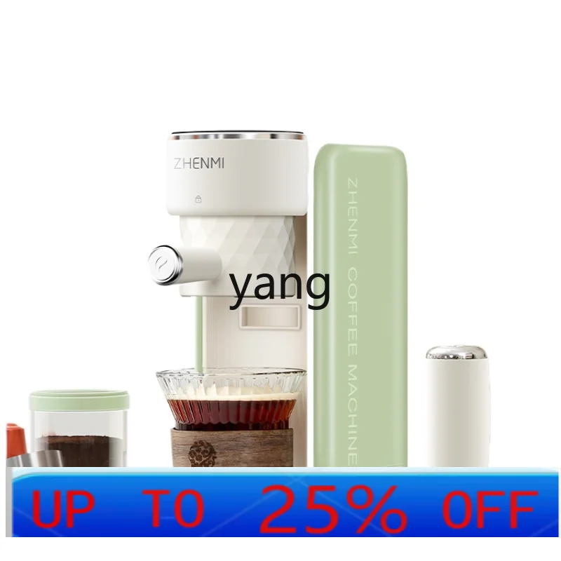 

CXX Portable Coffee Machine Semi-automatic Household Small Mini Espresso Tea Drinking Machine