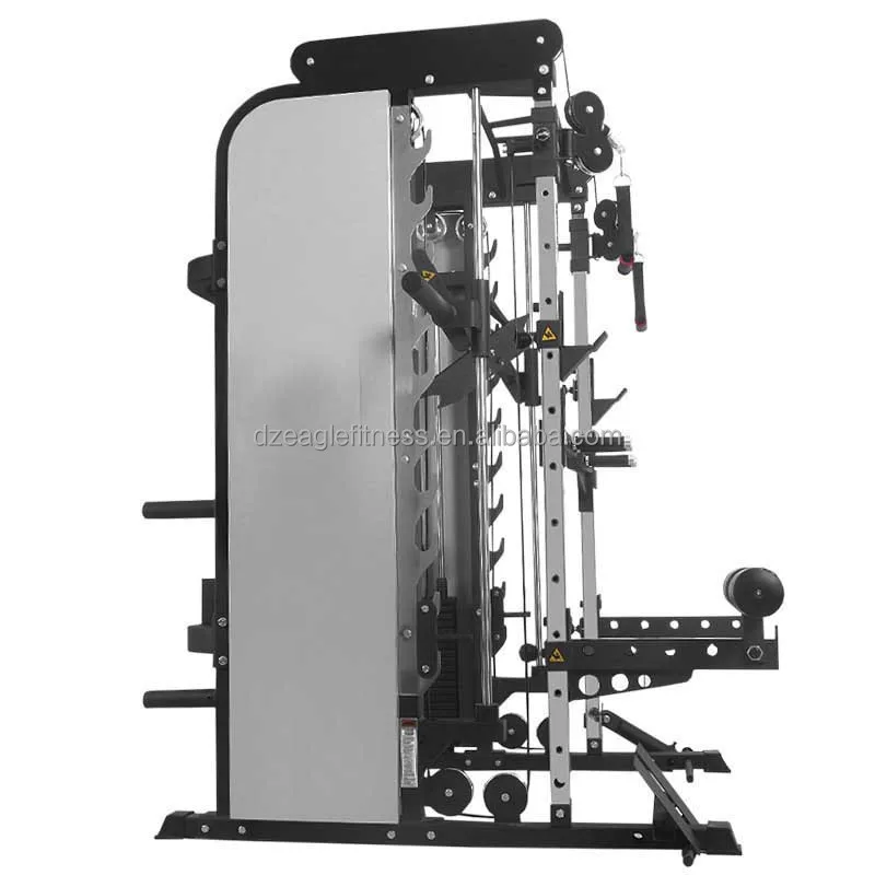 Entrenador multifuncional para deportes en casa, máquina Smith, estante para sentadillas, entrenador cruzado, máquina Smith