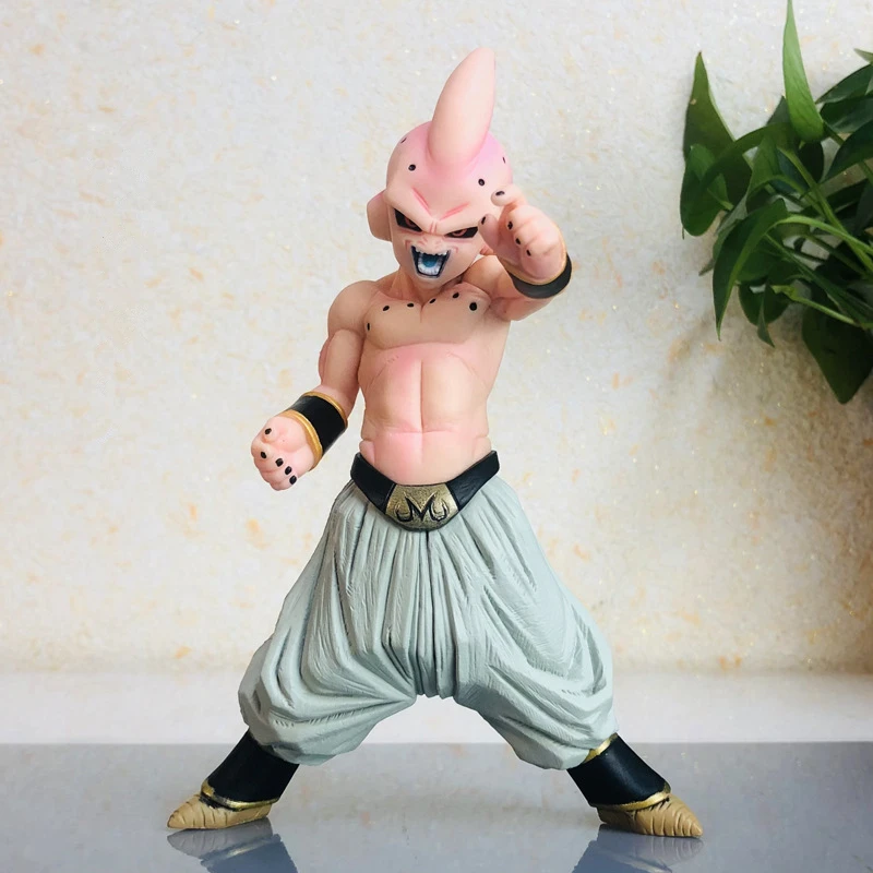 18 ซม.Dragon Ball Super Saiyan ตัวเลขการกระทําอะนิเมะ Buu ตุ๊กตา PVC ของเล่นเดสก์ท็อปตกแต่งคอลเลกชันเด็กของขวัญวันเกิด