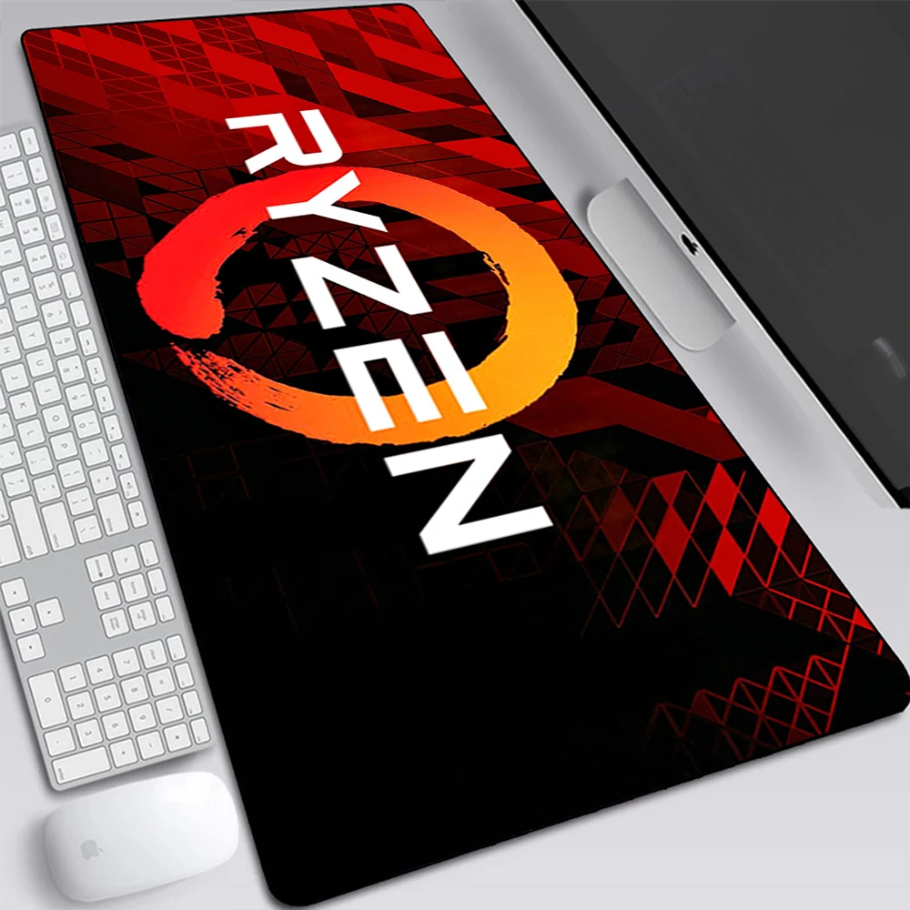 RYZEN Large Gaming Mouse Pad Computer Laptop Mousepad Keyboard Pad Desk Mat Gamer Mouse Mat XXL Silicone Carpet Office Mausepad