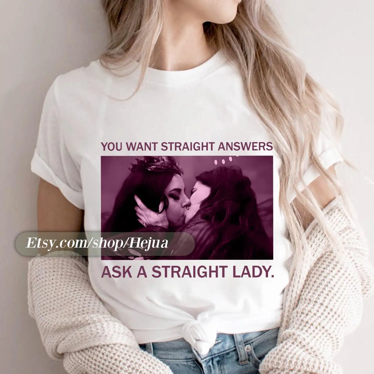 

Funny Quotes: Agatha Harkness - LGBTQ T-shirt with Patterned Design, Gift for Daily Street Wear, Fan T-shirt
