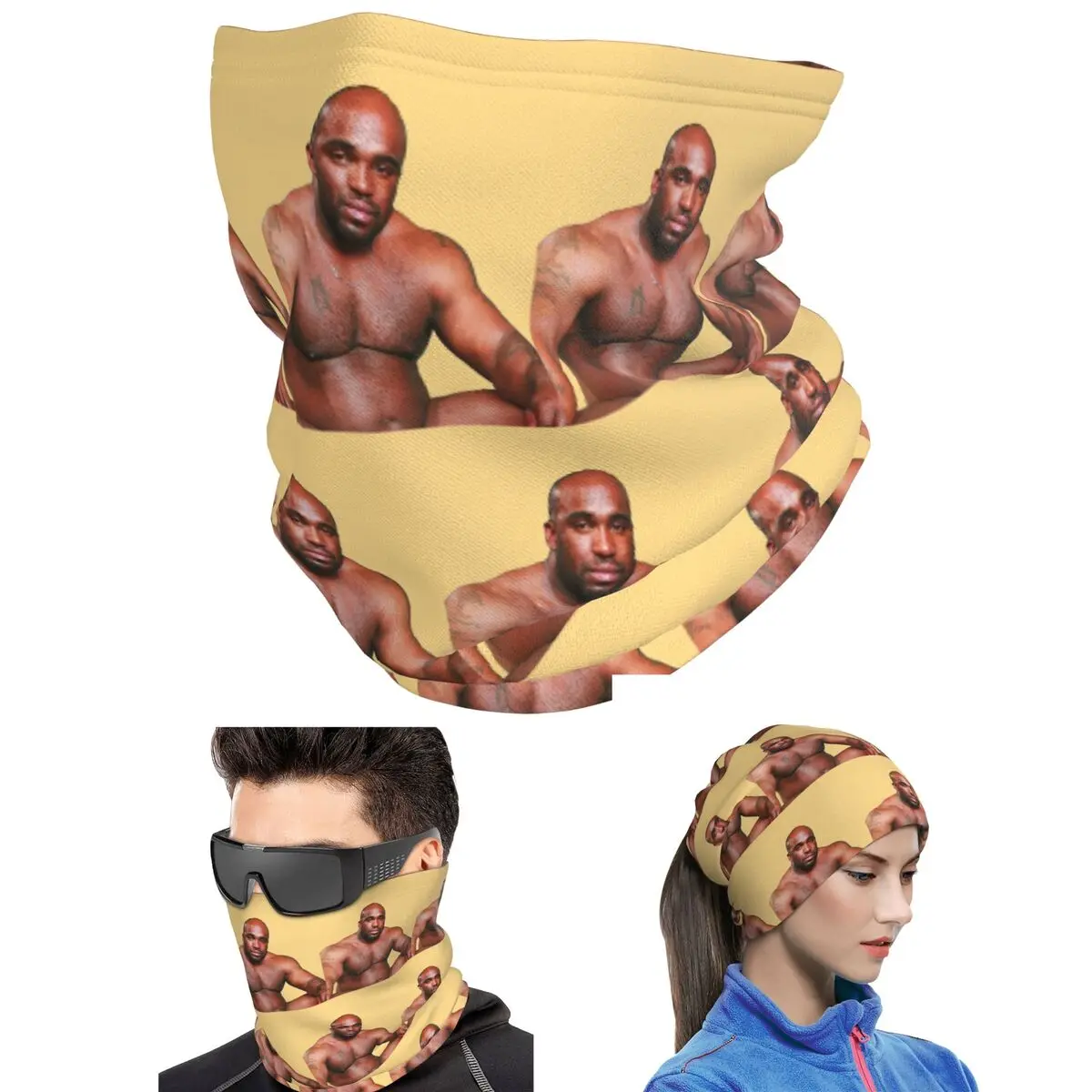 Barry Wood Meme Christmas Bandana Neck Cover Printed Mask Scarf Running Headband For Men Women Adult Breathable