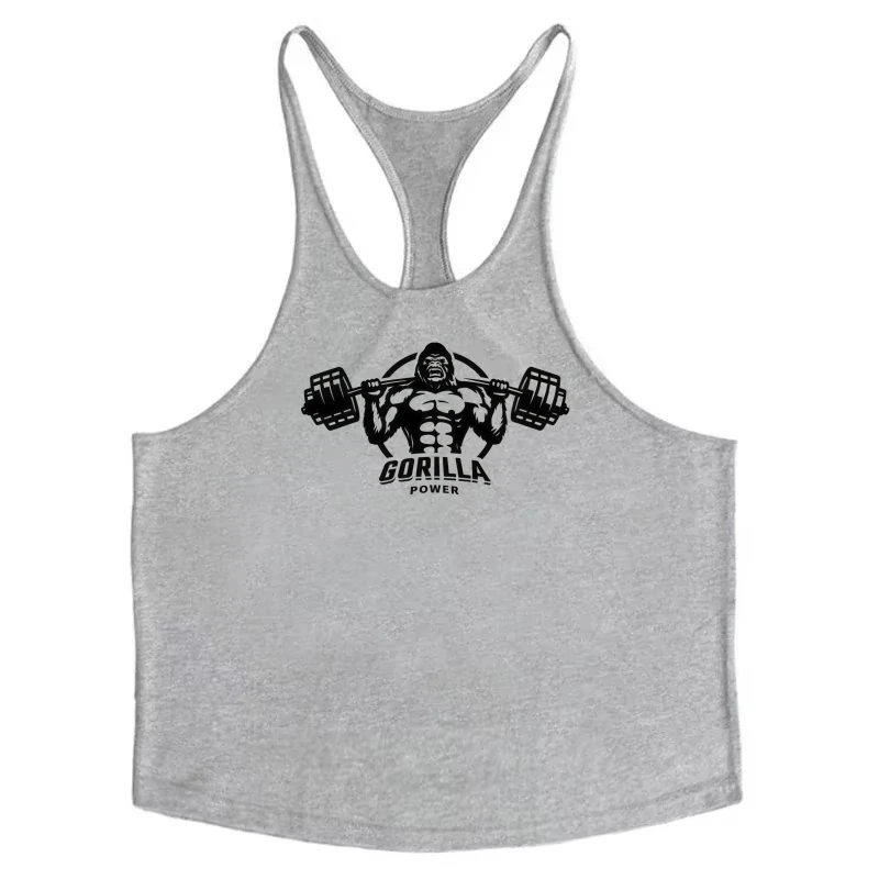 سترة سترينجر للياقة البدنية للرجال، ظهر رياضي احترافي مع أشرطة ثابتة، بدون أكمام لأيام تدريب كمال الأجسام العادية