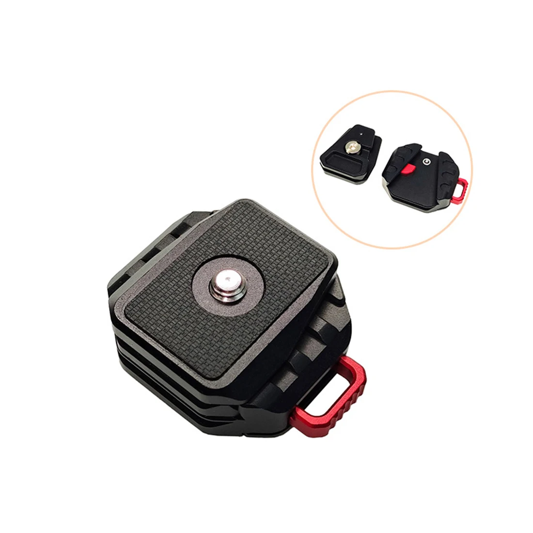 Schnellwechselplattenklemme V-Port Sofortbildkamera-Montage für DJI Ronin RS2 RS3 Gimbal Stabilisator Videostativ Schnellschalter-Kit – Detail 21