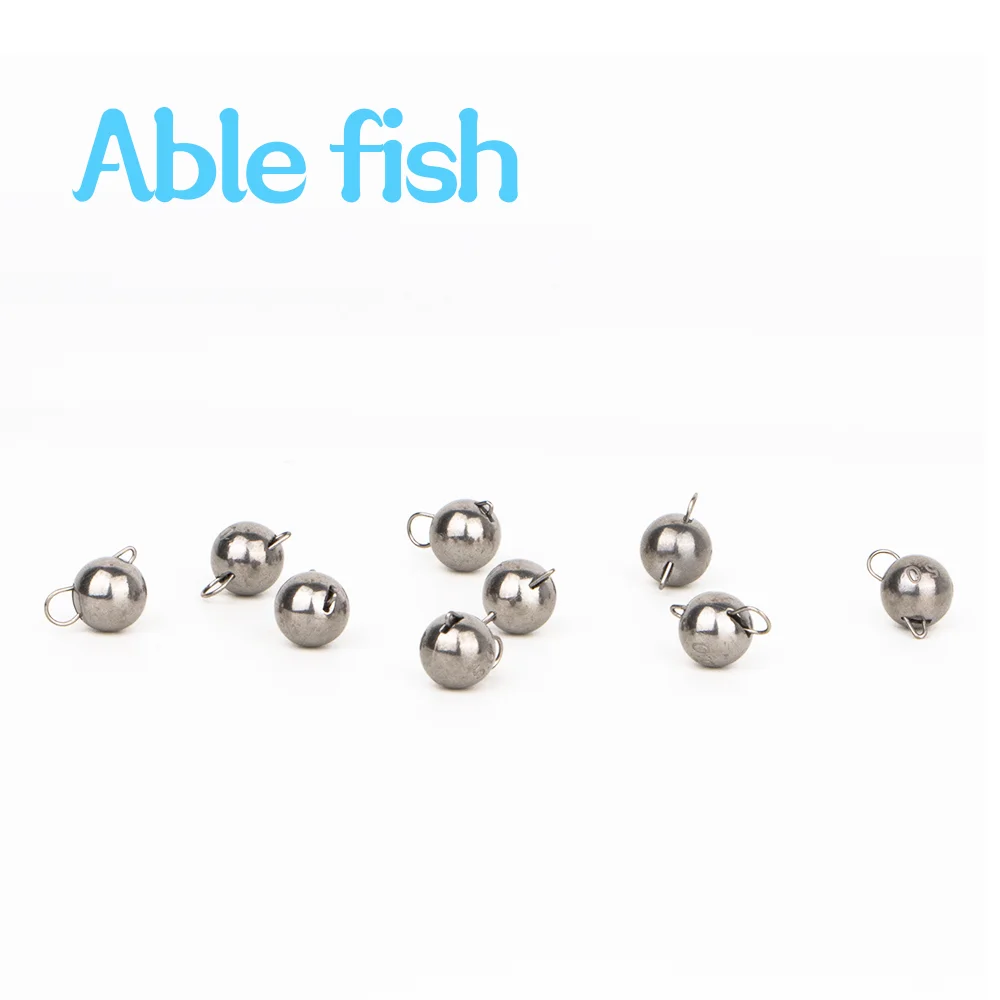 Able fish Tungsten Cheburashka 1pcs/1g 1.5g 2g 3g 7g 12g 14g 20g 30g Plain Bass Fishing Soft Worm Bait Accessories