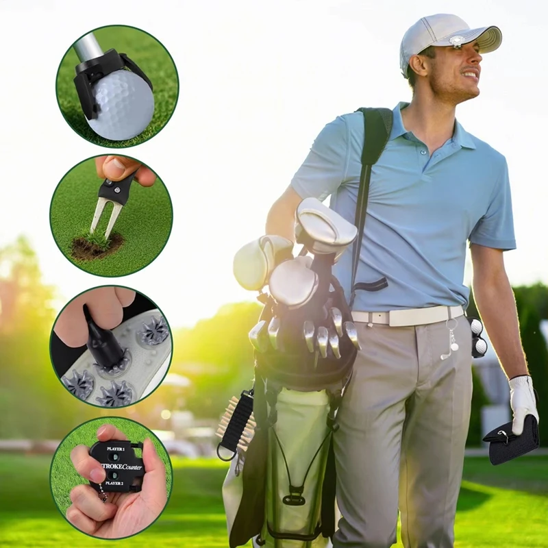 Holiday Countdown Calendar 24 Days Golf Tools Set Christmas Holiday Countdown for Women Men Teens Boys Girls Husband-A27R