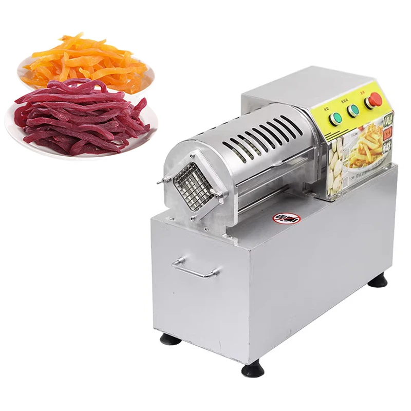 

Commercial Potato Strip Cutter Vegetable Radish Cucumber Cutting Machine Electric French Fries Machine Fries Cutting Machine