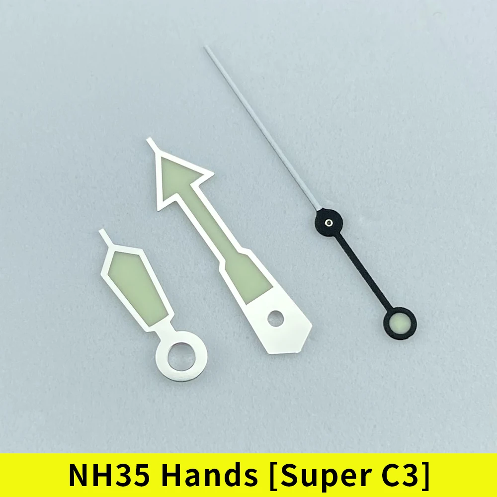 

C3 Super Lume SKX007 Watch Hands Set for MOD SKX SRP 7S26 4R35 4R36 NH35A NH36A Mov't Vgcjjin0