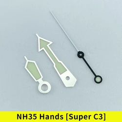 C3 Super Lume SKX007 Watch Hands Set for MOD SKX SRP 7S26 4R35 4R36 NH35A NH36A Mov't Vgcjjin0