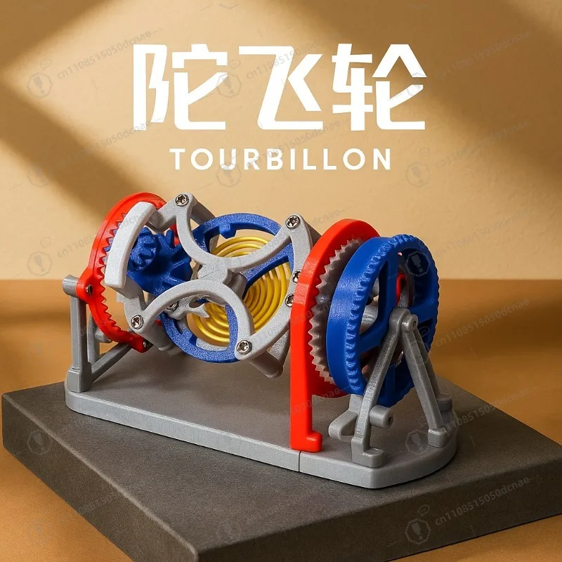 

Novelty Roasted Chicken Tourbillon Clock Model, Exquisite Mechanical Craft, Funny Aesthetic Tabletop Decoration Ornament