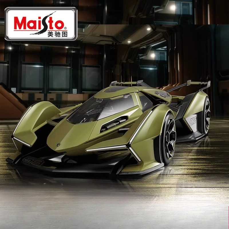 

Maisto 1:18 V12 Vision Gran Turismo Concept car alloy car model home decoration ornaments Valentine's Day gifts New Year's gifts