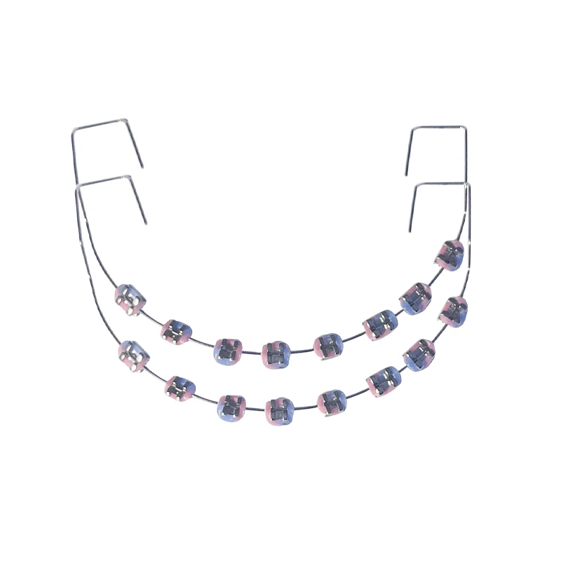 Complete Color Options for Braces, Fashionable and Colorful Braces, Dual Color Ring Braces A Pair of Equipment