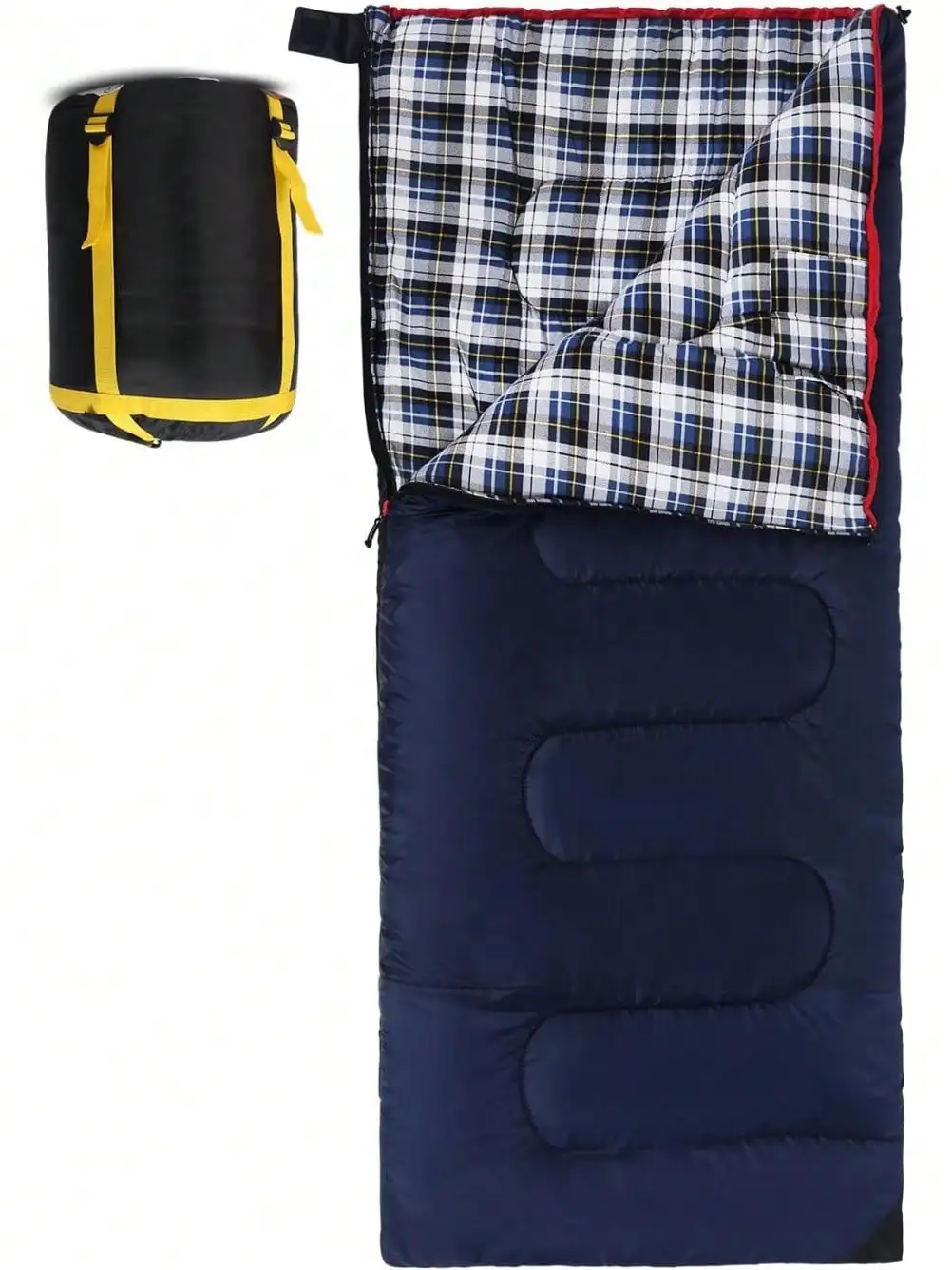 REDCAMP Cotton Flannel Sleeping Bag for Cold Weather