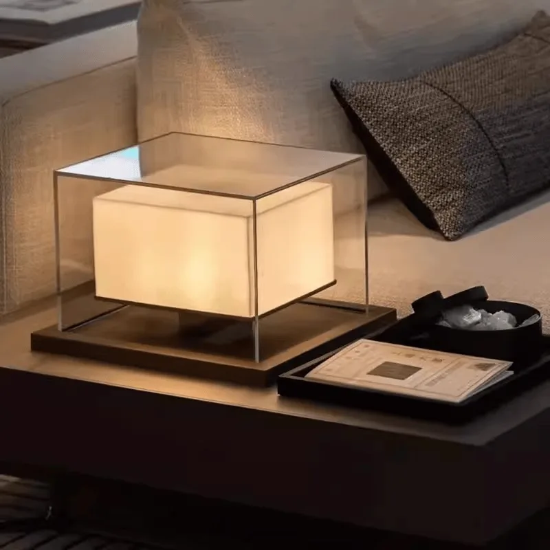 

Square glass decorative lounge area, front desk light, outdoor imitation marble pillar, high-end