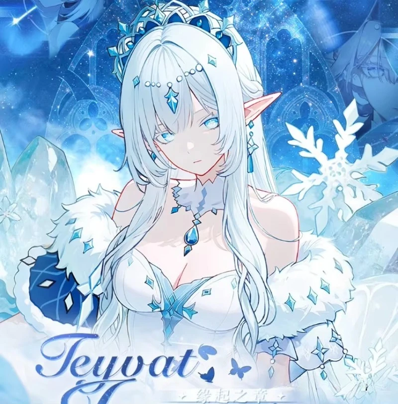 Genshin Impact Teyvat Impressions Yuanqi Chapter Premium Collection Card Booster Box High-end Card Anime Collectible Hobby Gift